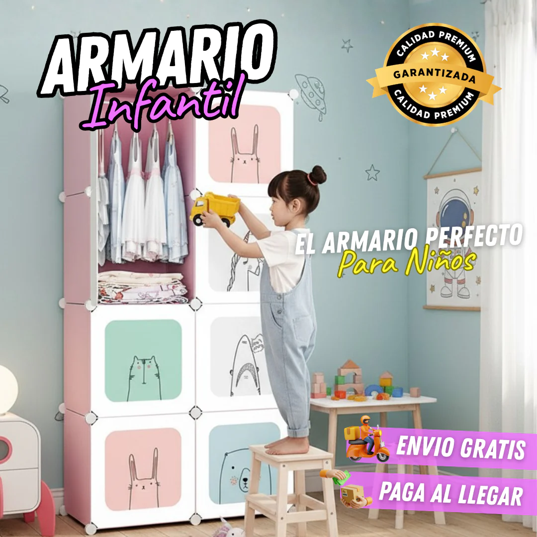 Armario Infantil Organizador De Ropa Y Juguetes - Image 6