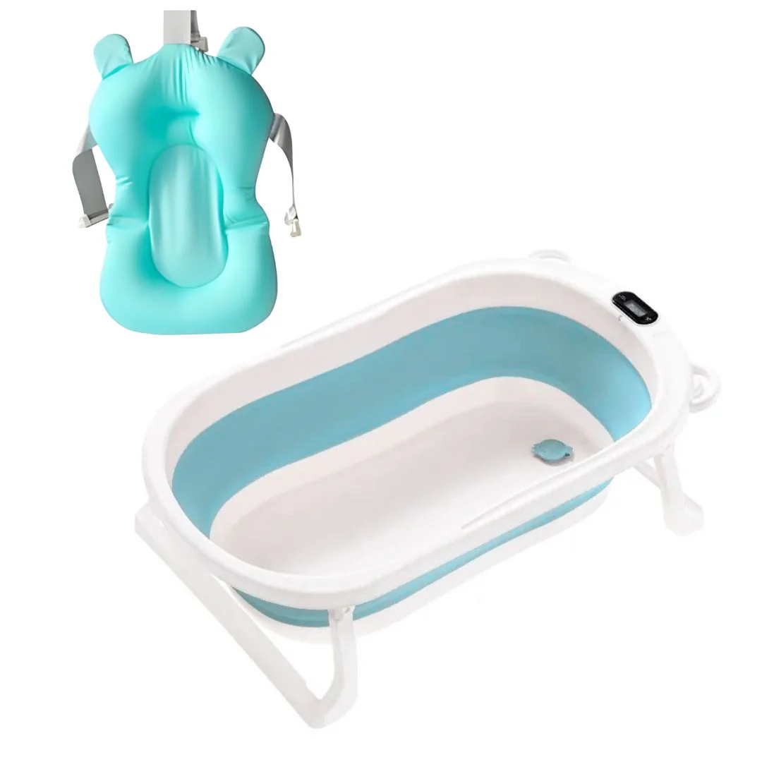 Bañera Tina Plegable Con Termómetro Con cojín - Image 3