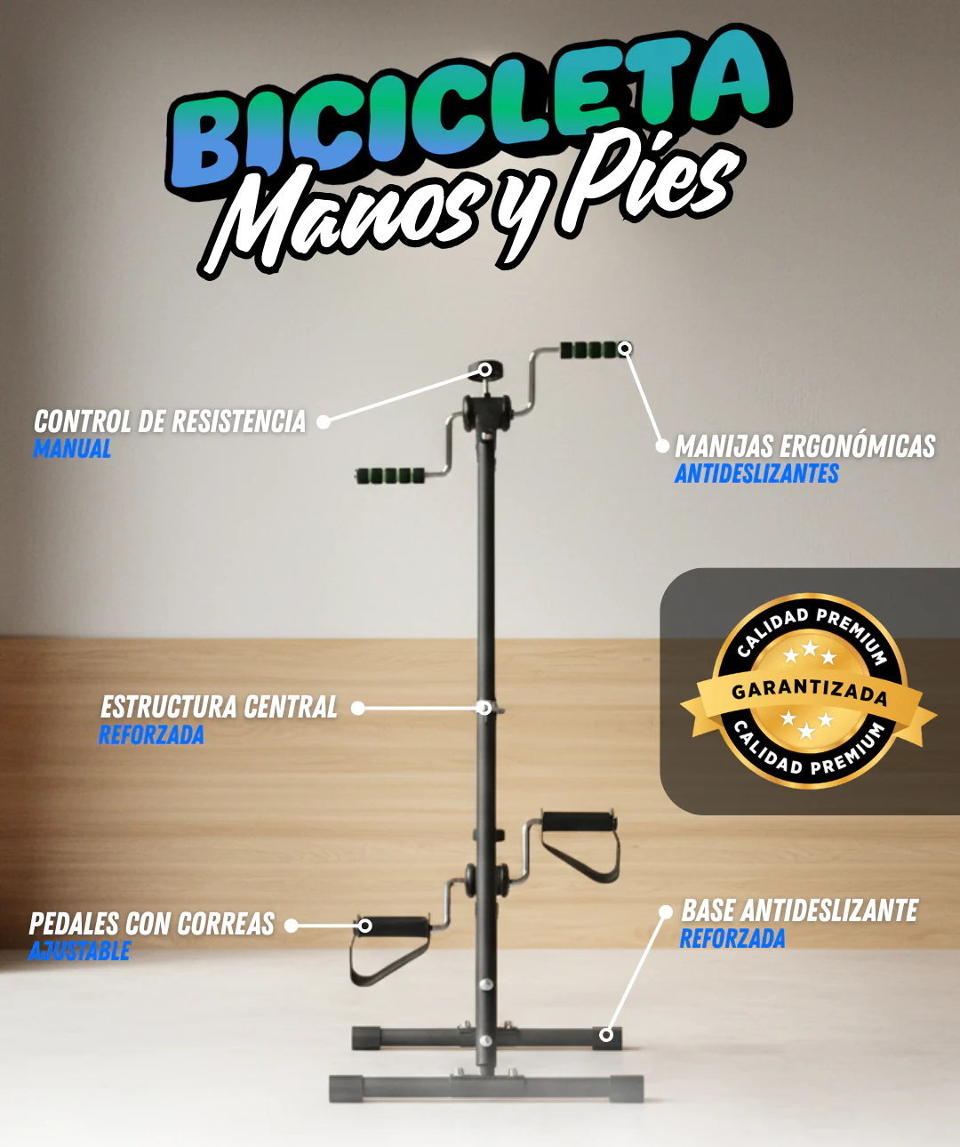 Bicicleta con Pedales Para Manos y Pies - Image 7