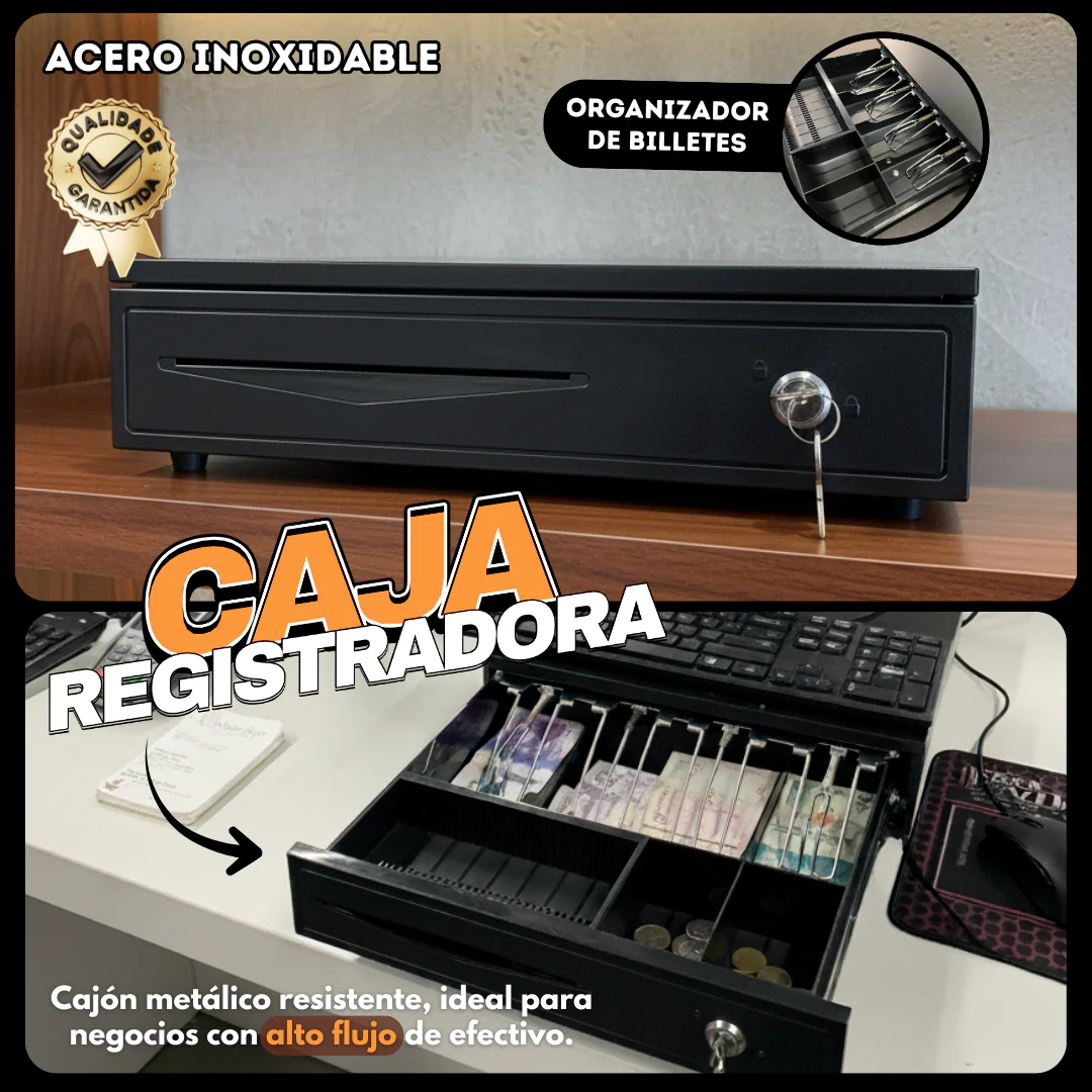 Caja de Seguridad para Negocios y Hogar con Organización de Efectivo TT - Image 3