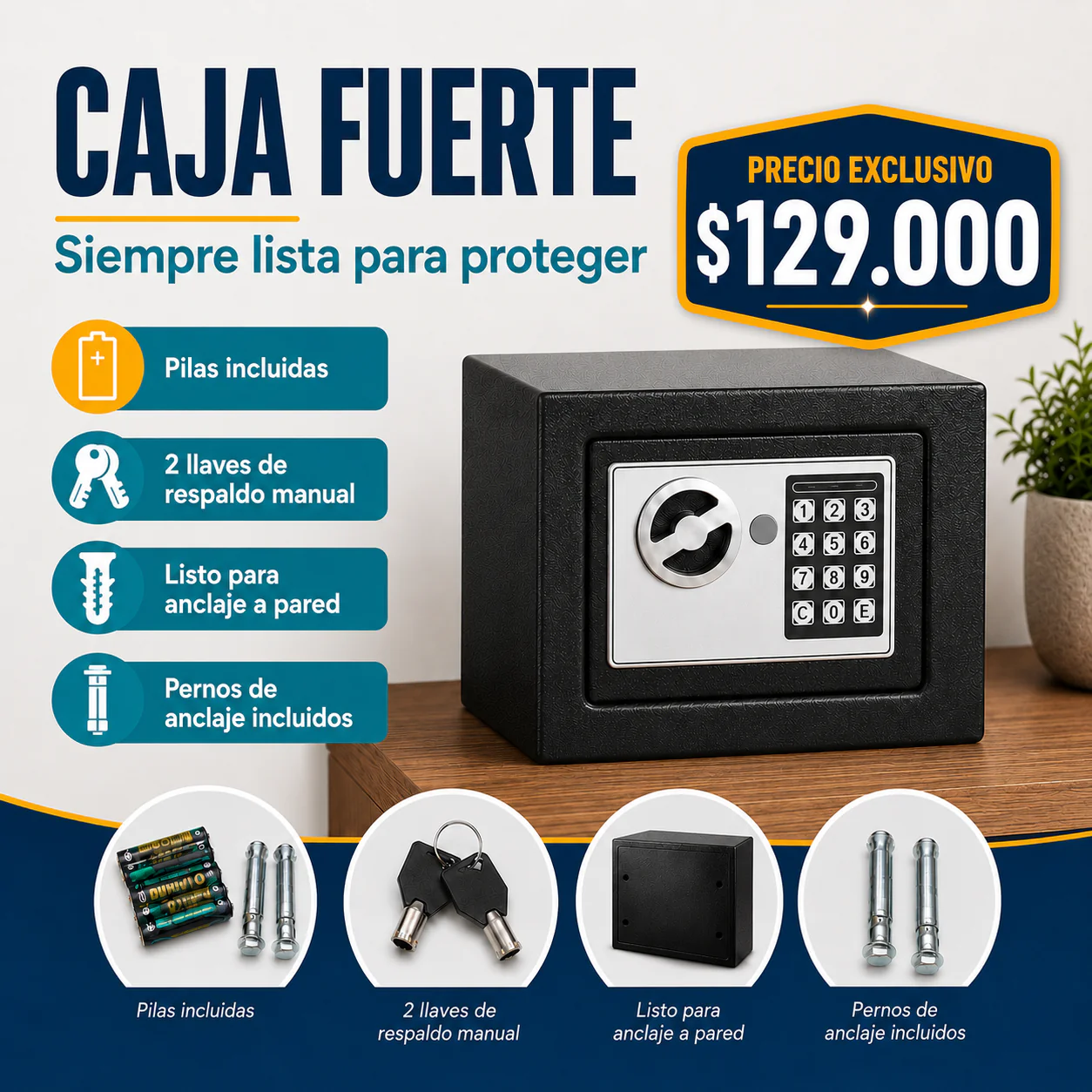 Caja Fuerte De Seguridad Digital - Image 9