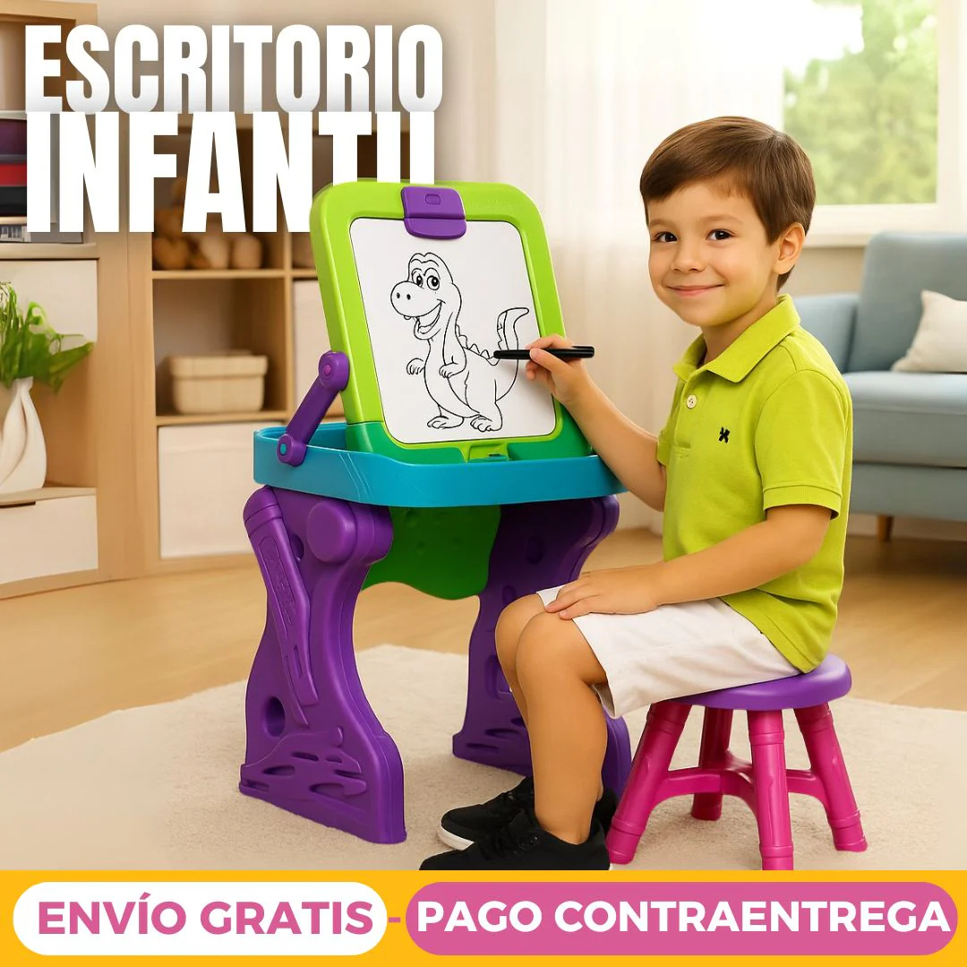 Escritorio Y Tablero 2 en 1 Con Silla - Image 4