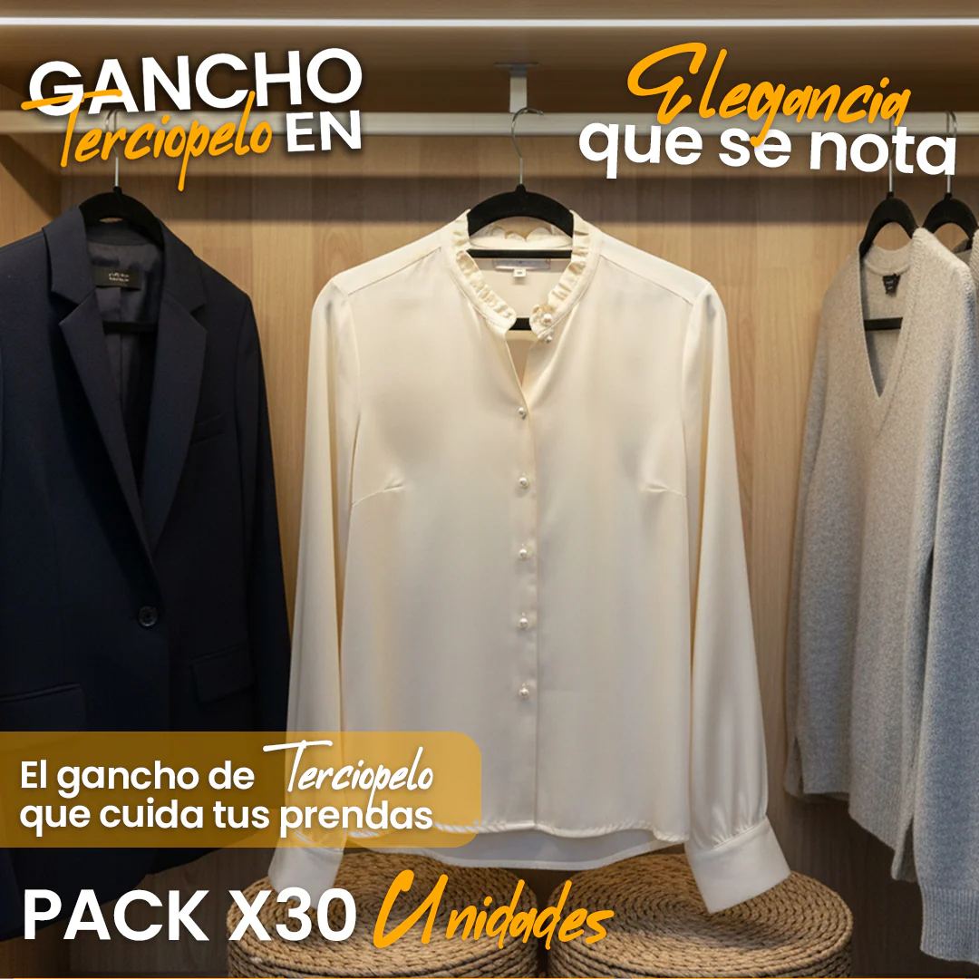 Ganchos de Terciopelo Premium X30 unidades - Image 3