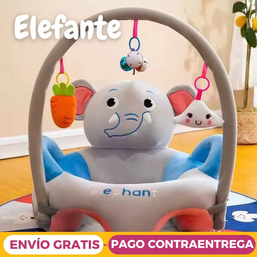Silla De Aprendizaje De Peluche Para Bebé UNISEX - Image 2
