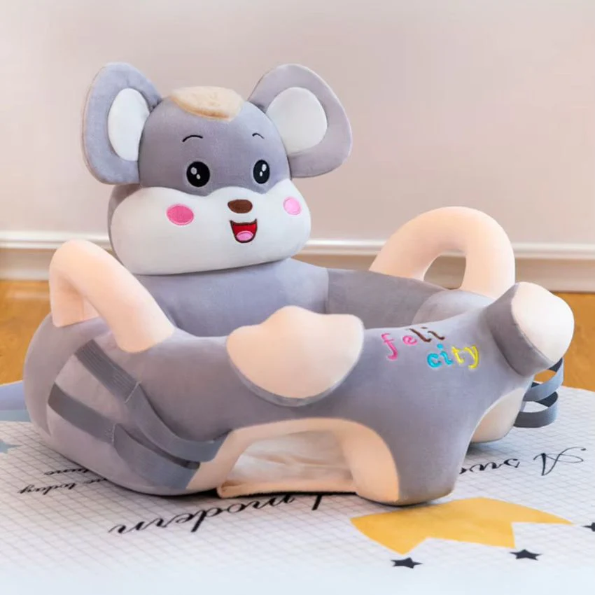 Silla De Aprendizaje De Peluche Para Bebé UNISEX - Image 5
