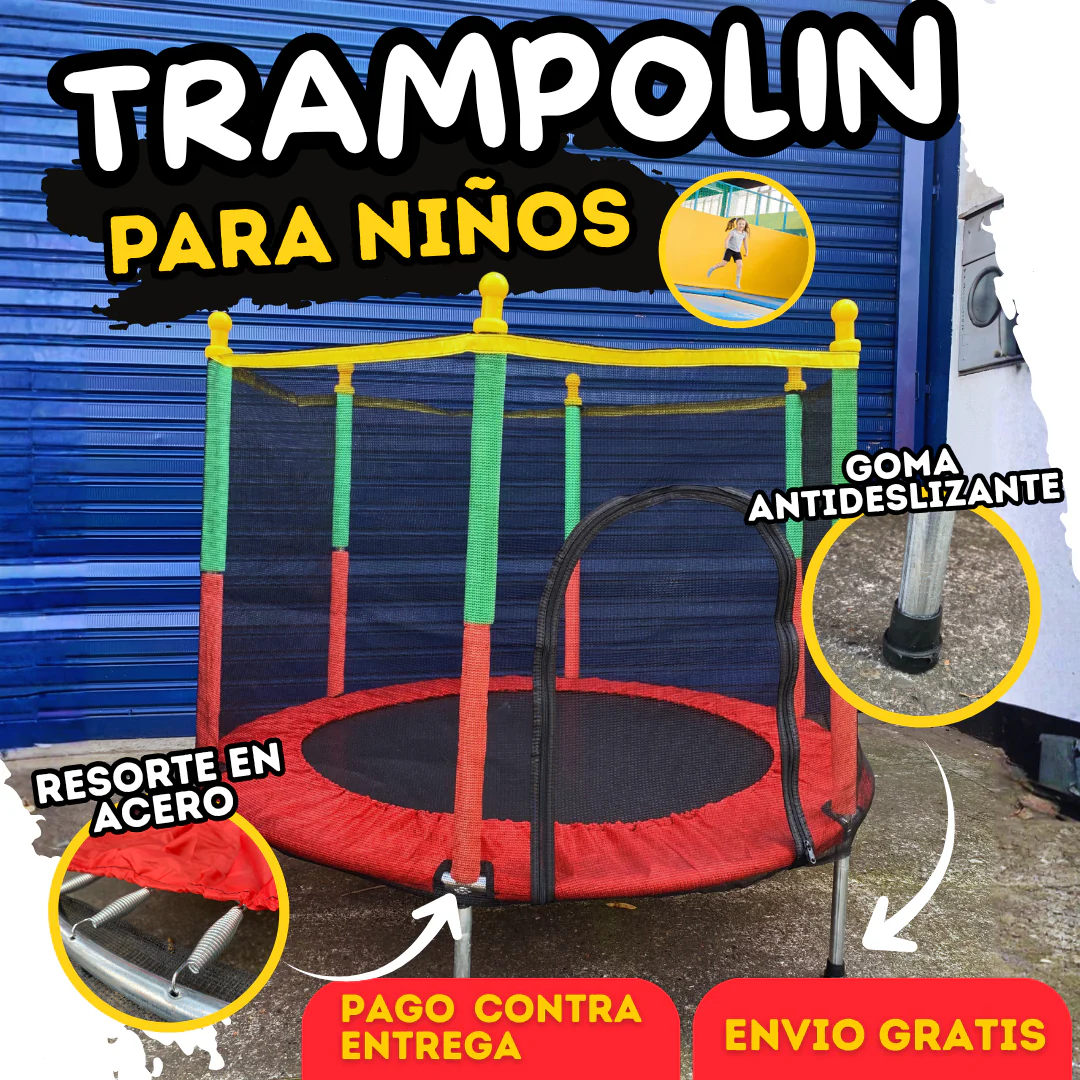 Trampolín Infantíl Recreativo, Interior o Exterior TT - Image 5